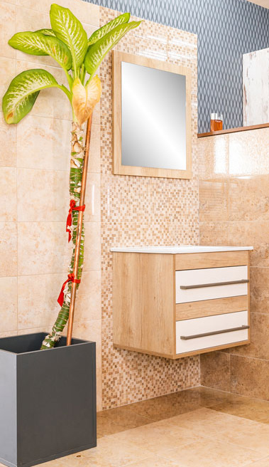 Kupatilski nameštaj - ORMARIC LUX ELEGANT H 60 KREM
