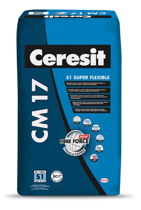 Lepak za keramiku - LEPAK CERESIT CM 17 SUPER FLEXIBLE 25KG