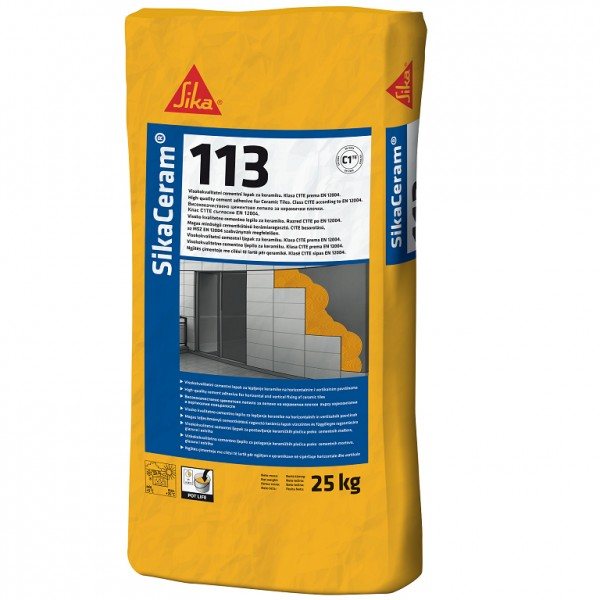 Lepak za keramiku - SIKA CERAM 111-LEP.ZA KERAMIKU 25KG