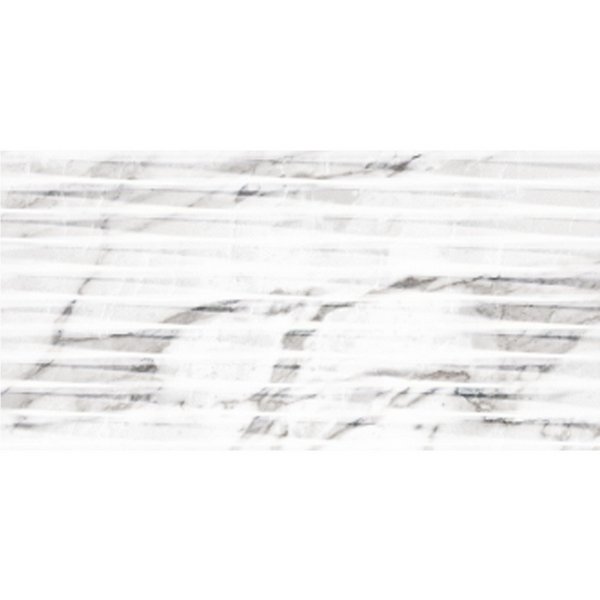Argenta Carrara Lined White Shine 30x60