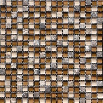 Mozaici - Staklo granit mozaik 0111/Brown