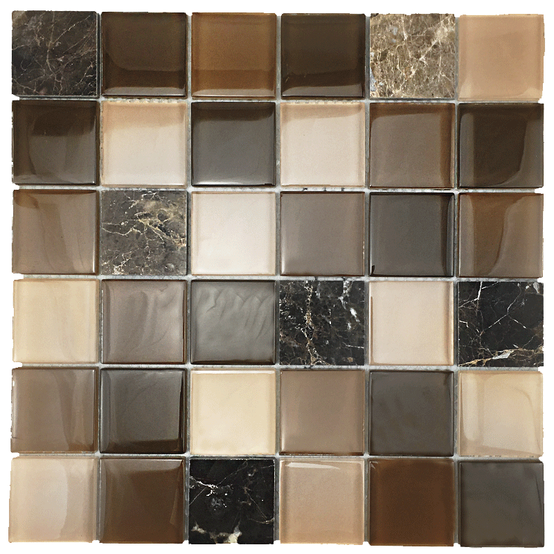 Mozaici - Staklo-granit mozaik FW-0069