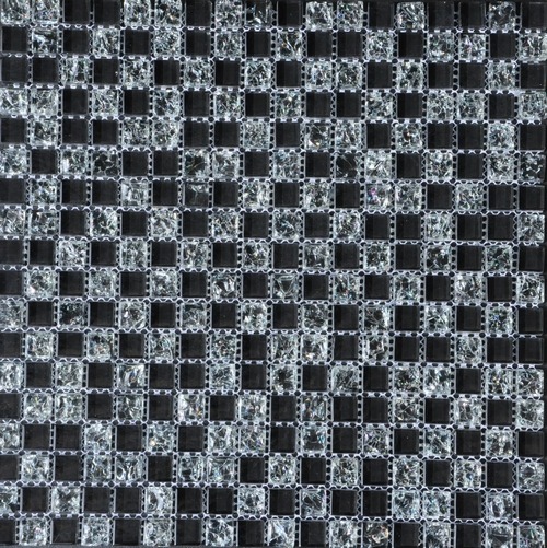 Mozaici - STAKLENI MOZAIK BLACK-007 300X300X8 /0,99M2